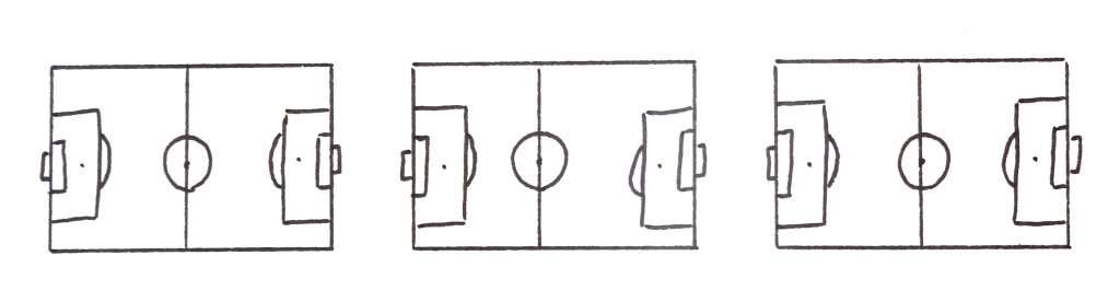 3 voetbalvelden