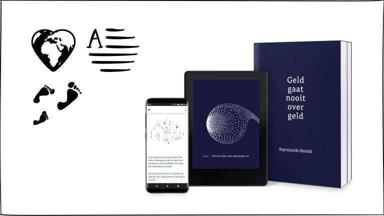 Beelden van de papieren versie van het boek, een online hoofdstuk en het e-boek