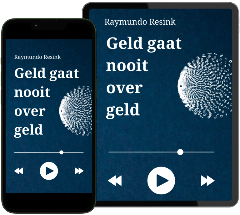 Tablet en mobiel met daarop het audioboek