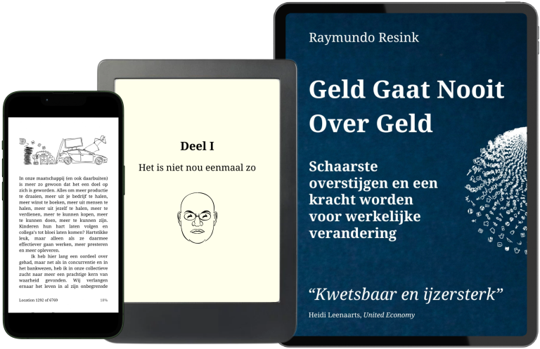 Het e-boek op een tablet, eReader en mobiele telefoon