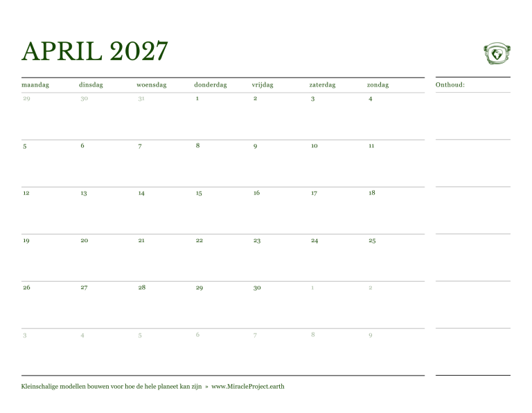 Page 09 — Interior Calendar - April NL