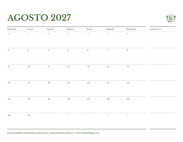 Page 17 — Interior Calendar - August PT