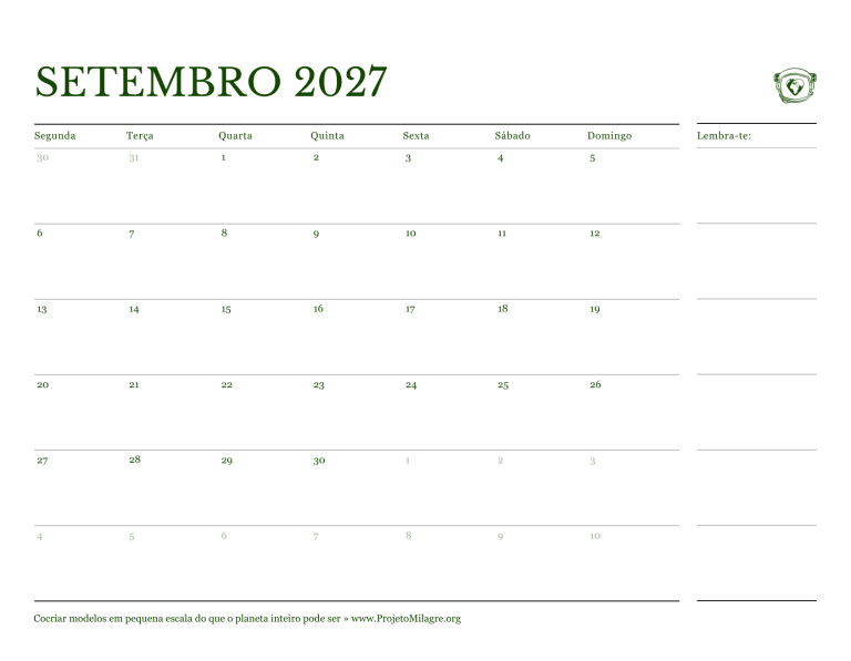 Page 19 — Interior Calendar - September PT